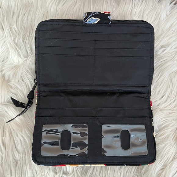 {Vera Bradley} Turnlock Wallet in Floral Print - Picture 11 of 13